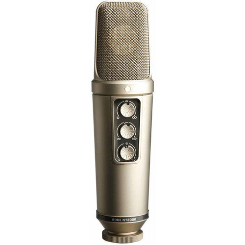 RODE NT2000 Large-Diaphragm Multipattern Condenser Microphone