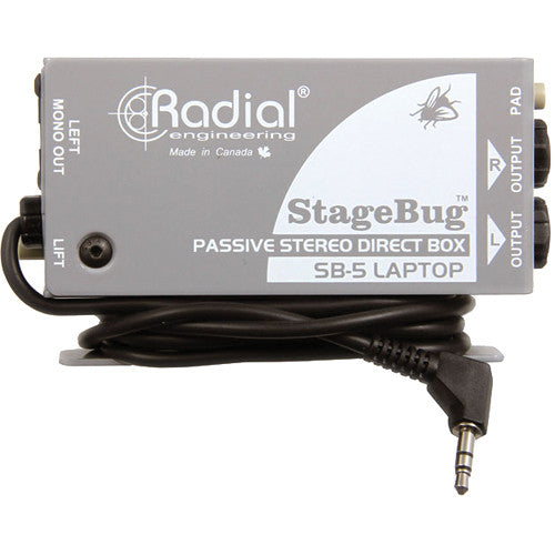 Radial Engineering StageBug SB-5 Stereo Laptop DI