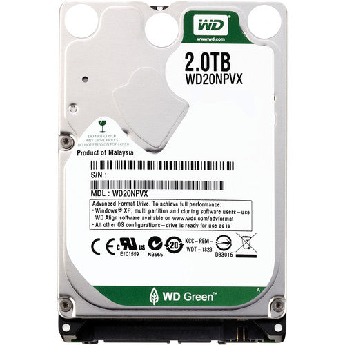 WD 2TB Green 2.5" SATA 6Gbps OEM Internal Hard Drive