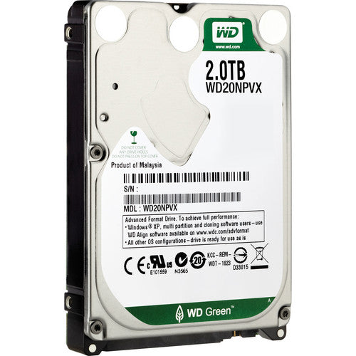 WD 2TB Green 2.5" SATA 6Gbps OEM Internal Hard Drive