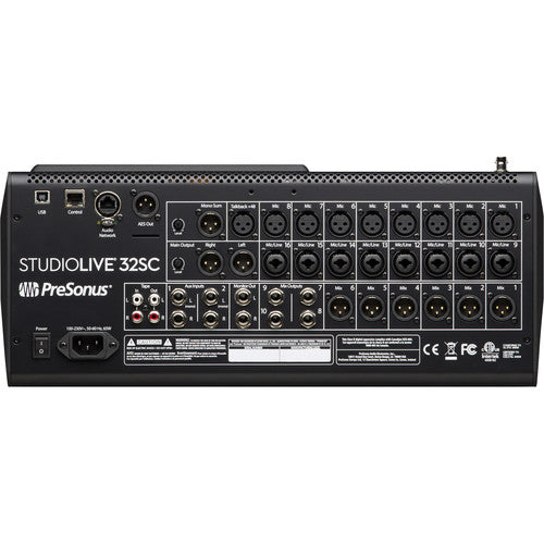 PreSonus StudioLive 32SC Series III S 32-Channel Subcompact Digital Mixer/Recorder/Interface