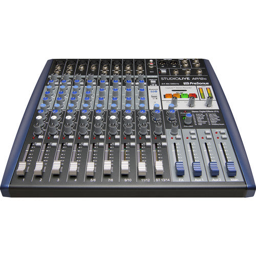 PreSonus StudioLive AR12c USB-C 14-Channel Hybrid Performance and Recording Mixer