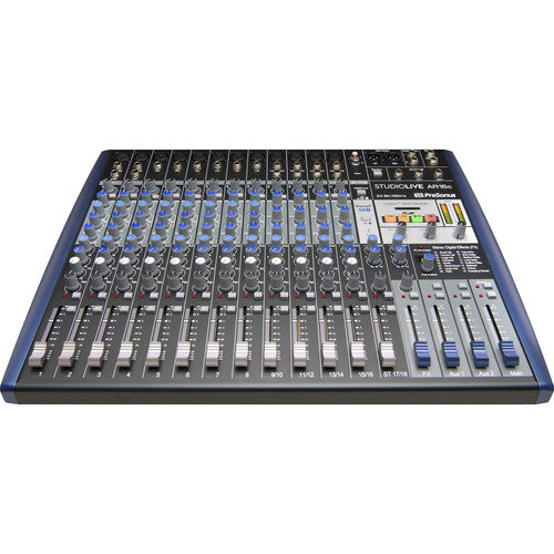 PreSonus StudioLive AR16c USB-C 18-Channel Hybrid Performance and Recording Mixer