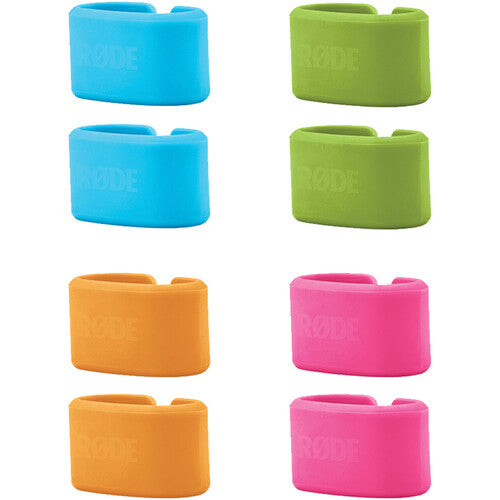 RODE COLORS Color-Coded Caps and Cable Clips for NT-USB Mini Microphones (Set of 4)