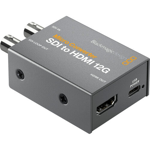 Blackmagic Design Micro Converter SDI to HDMI 12G with power supply