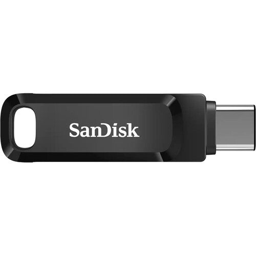 SanDisk 64GB Ultra Dual Drive Go 2-in-1 Flash Drive (Black)