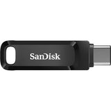 SanDisk 64GB Ultra Dual Drive Go 2-in-1 Flash Drive (Black)