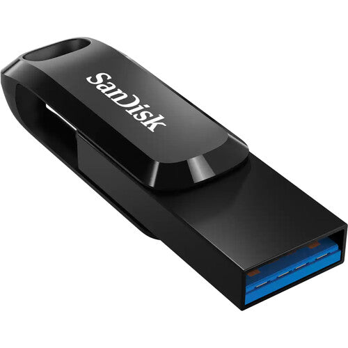 SanDisk 64GB Ultra Dual Drive Go 2-in-1 Flash Drive (Black)