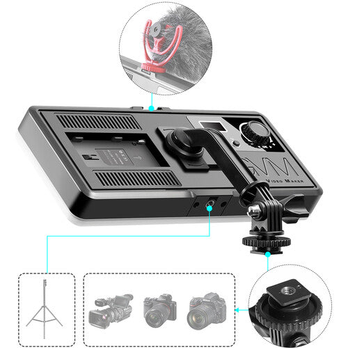 GVM RGB20W RGB On-Camera LED Light (2-Light Kit)