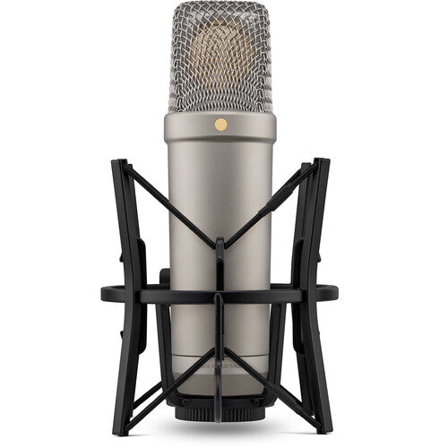 RODE Large-Diaphragm Cardioid Condenser XLR/USB Microphone (Silver)