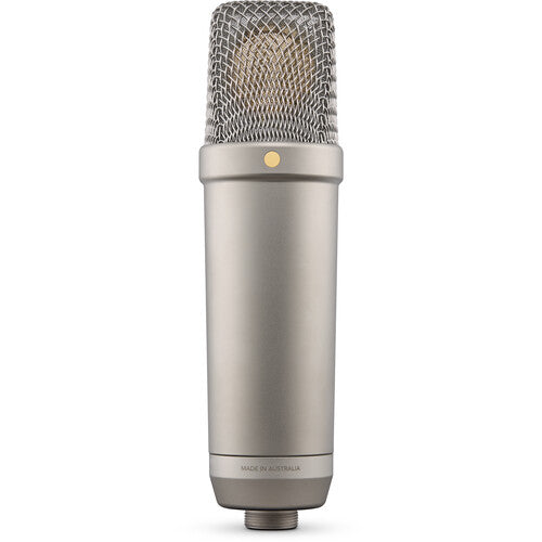 RODE Large-Diaphragm Cardioid Condenser XLR/USB Microphone (Silver)