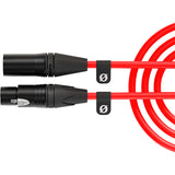 RODE XLR Male to XLR Female Cable (9.8', Red)