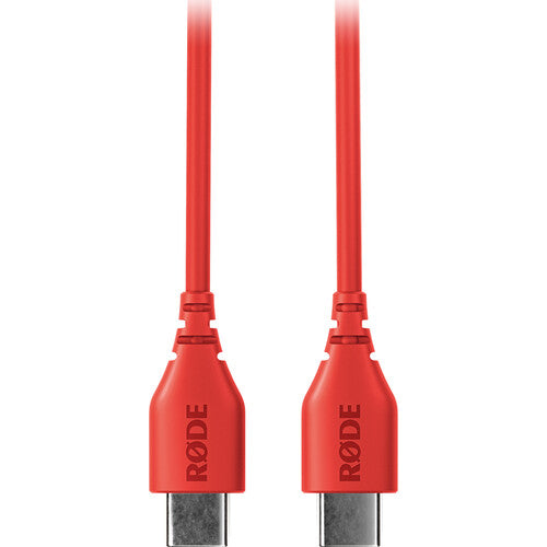 RODE SC22 USB-C to USB-C Cable (Red, 11.8")