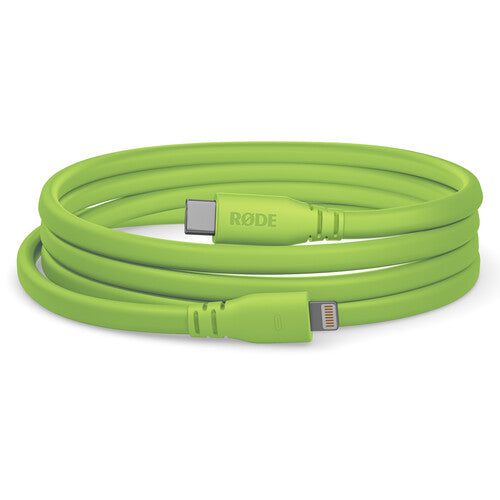 RODE SC19 Lightning to USB-C Cable (Green, 5')