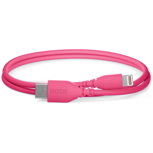 RODE SC21 Lightning to USB-C Cable (Pink, 11.8")