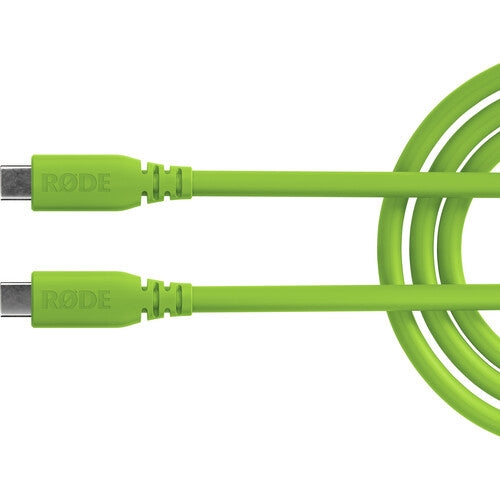 RODE SC27 SuperSpeed USB-C to USB-C Cable (Green, 6.6')