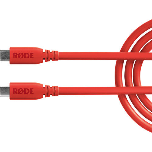 RODE SC27 SuperSpeed USB-C to USB-C Cable (Red, 6.6')