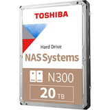 Toshiba 20TB N300 7200 rpm SATA III 3.5" Internal NAS HDD