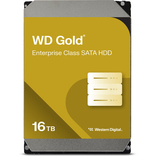 WD 16TB Gold 7200 rpm SATA III 3.5" Internal Enterprise HDD