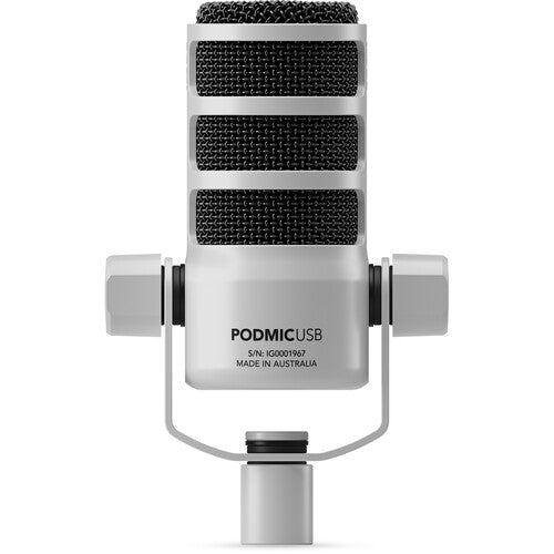 RODE PodMic USB and XLR Dynamic Broadcast Microphone (White)