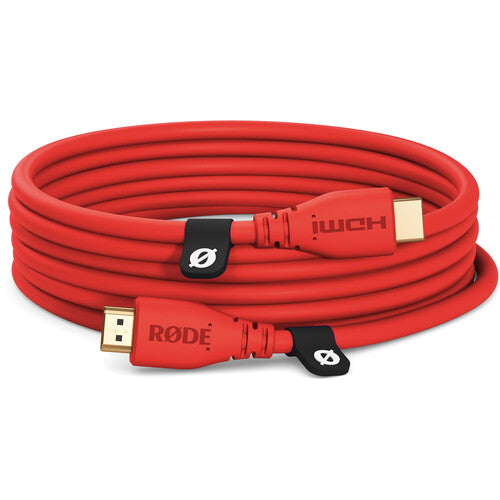 RODE HDMI 2.0 Cable (9.8', Red)