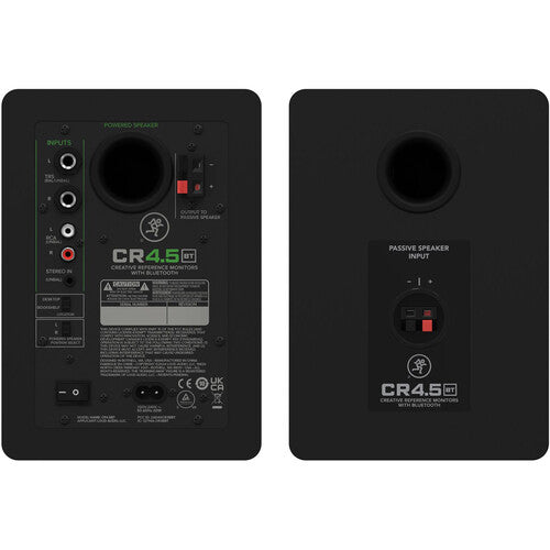 Mackie CR4.5BT Creative Reference Powered 4.5" Studio Monitors with Bluetooth (Pair, Black)