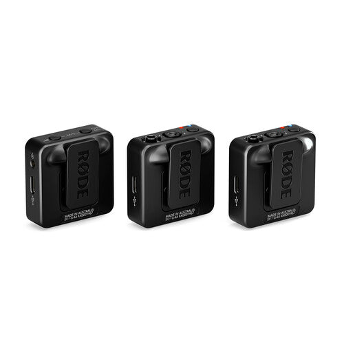 RODE Wireless GO (Gen 3) 2-Person Compact Digital Wireless Microphone System/Recorder (2.4 GHz, Black)