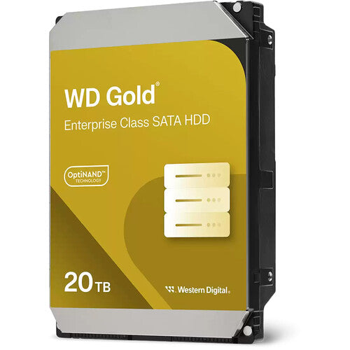 WD 20TB Gold 7200 rpm SATA III 3.5" Internal Enterprise HDD