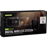 Shure SLXD15/85 Digital Camera-Mount Wireless Cardioid Lavalier Mic System (H55: 514 to 558 MHz)