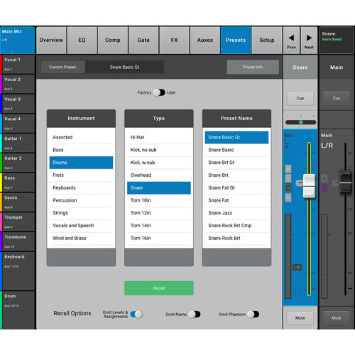 QSC TouchMix-30 Pro 32-Channel Compact Digital Mixer with Touchscreen