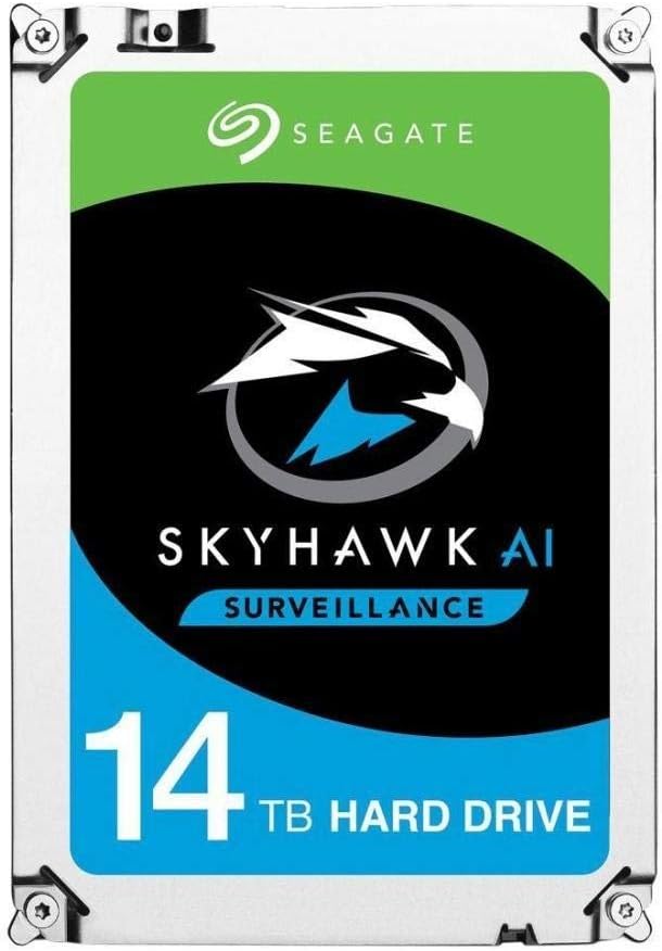 Seagate 14TB SkyHawk AI 7200 rpm SATA III 3.5" Internal Surveillance HDD