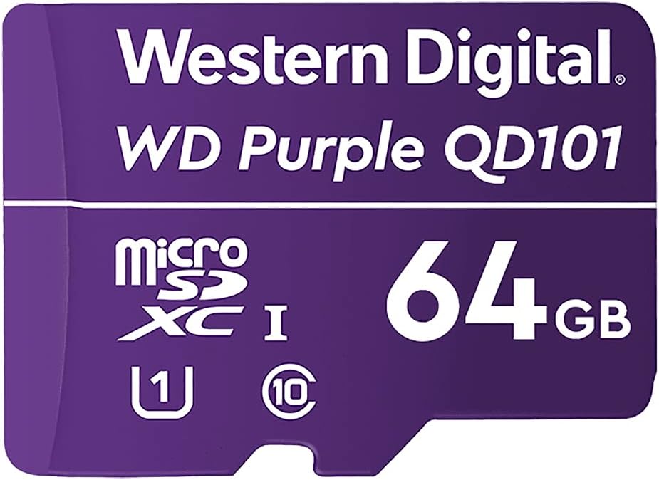 WD Purple SC Ultra Endurance microSD Card 64GB