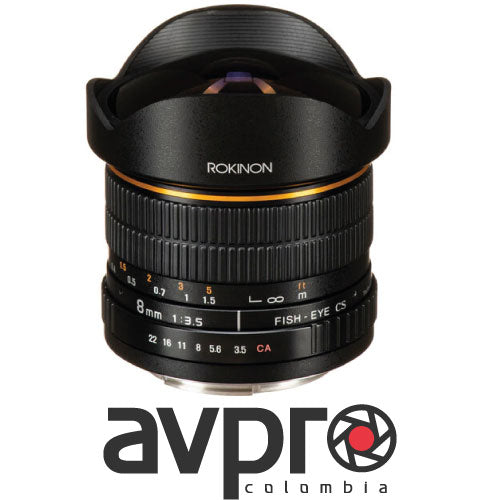 Rokinon 8mm f/3.5 Fisheye Lens for Canon EF