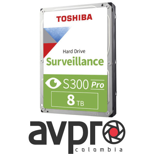 Toshiba 8TB S300 PRO 7200 rpm SATA III 3.5" Internal Surveillance HDD