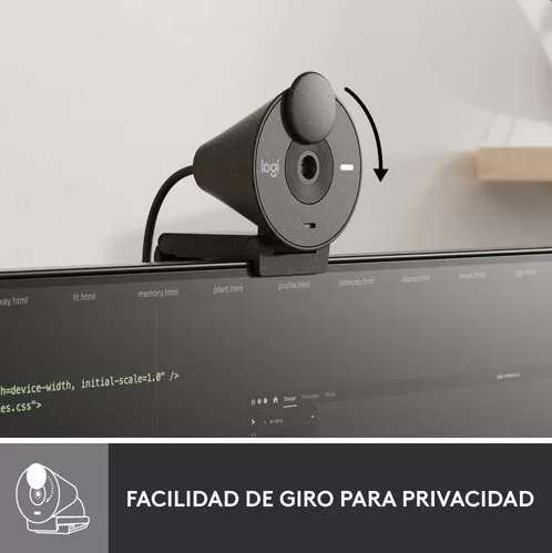 Cámara Web 1080p BRIO 300 Logitech