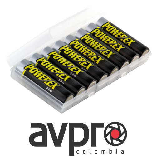 Powerex Pro Rechargeable AA NiMH Batteries (1.2V, 2700mAh, 8-Pack)