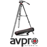 Manfrotto MVH502A Fluid Head and MVT502AM Tripod with Carrying Bag