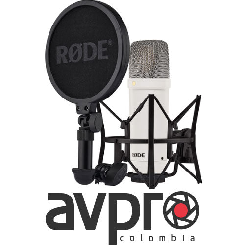 RODE NT1 Signature Series Large-Diaphragm Condenser Microphone (White)