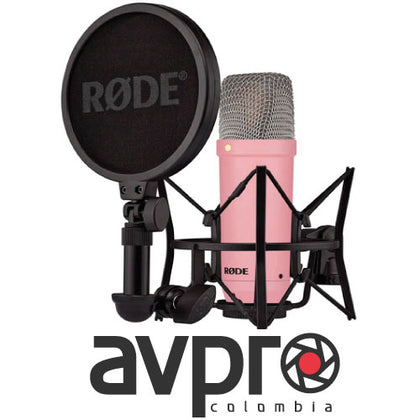 RODE NT1 Signature Series Large-Diaphragm Condenser Microphone (Pink)