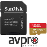 SanDisk 256GB Extreme UHS-I microSDXC Memory Card with SD Adapter