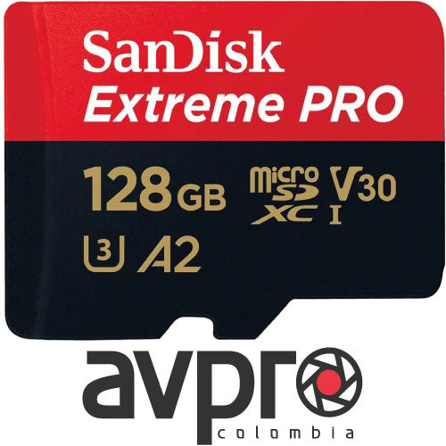 SanDisk Tarjeta Extreme PRO microSD UHS-I de 128 GB