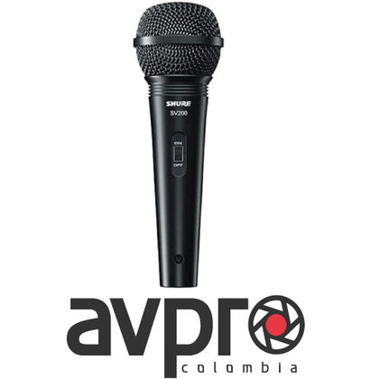 Shure SV200 Vocal Microphone with Dent-Resistant Grille and Cable