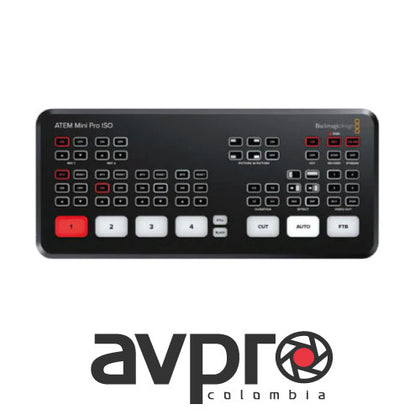 Blackmagic Design ATEM Mini Pro ISO HDMI Live Stream Switcher