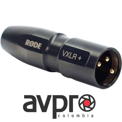 RODE VXLR+ 3.5mm TRS Female to XLR Male Adapter with Phantom Power Converter