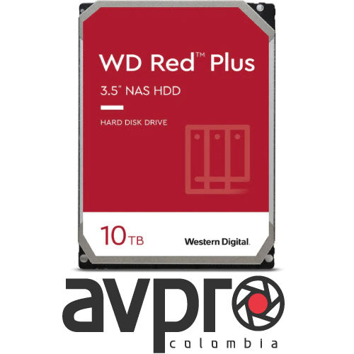 WD 10TB Red Plus 7200 rpm SATA III 3.5" Internal NAS HDD