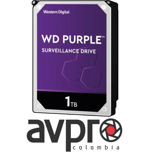 WD 1TB Purple 5400 rpm SATA III 3.5" Internal Surveillance Hard Drive