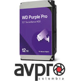 WD 12TB Purple Pro 7200 rpm SATA III 3.5" Internal Surveillance Hard Drive