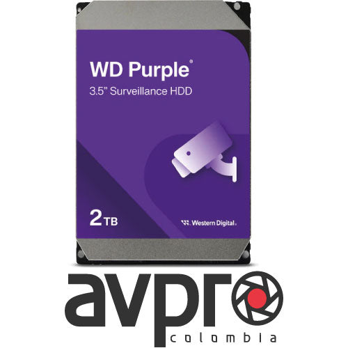 WD 2TB Purple SATA III 3.5" Internal Surveillance Hard Drive