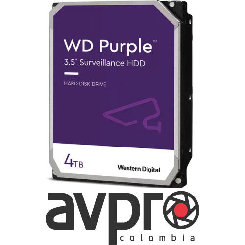 WD 4TB Purple 5400 rpm SATA III 3.5" Internal Surveillance Hard Drive