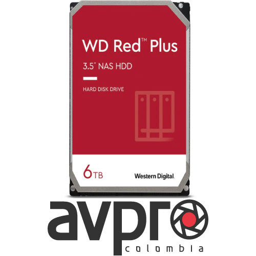 WD 6TB Red Plus 5400 rpm SATA III 3.5" Internal NAS HDD